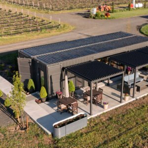 Shipping Container Wine Tasting Room