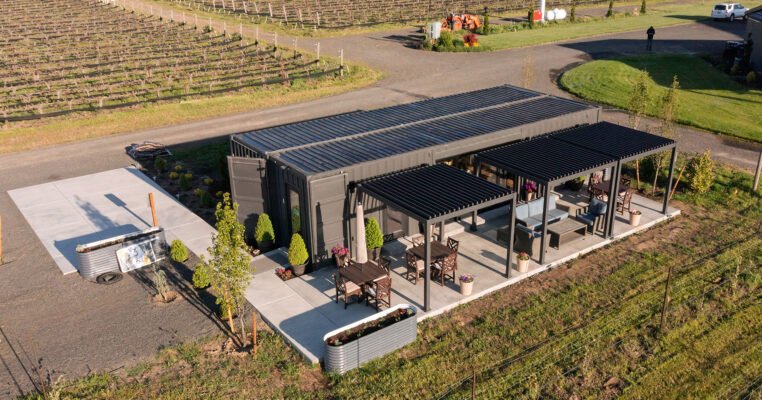 Shipping Container Wine Tasting Room