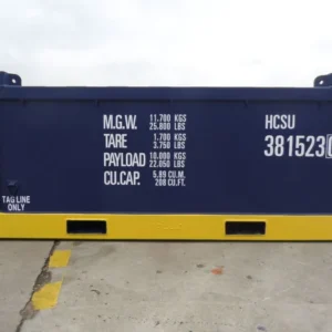 10ft DNV 2.7-1 Half Height Open Top Offshore Container – 10,000kg Payload