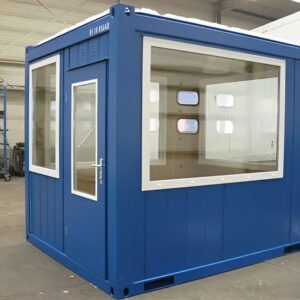 10ft Observation Full Glass Unit – Portable Office & Security Booth