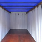 New 20ft x 8ft Open Top Shipping Container – Removable Tarp Roof