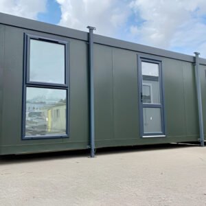 24ft x 10ft Portable Jackleg Site Cabin | Modular Site Office
