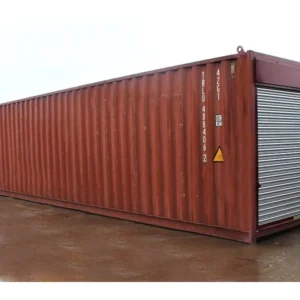 20ft Used Shipping Container with S4 Roller Shutter Door – Steel Storage Container