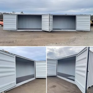 New 40ft High Cube Storage Container – 2 Side Doors