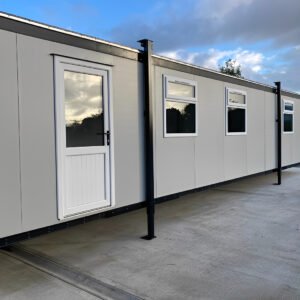 40Ft x 10Ft Jackleg Portable Office Cabin – Insulated Modular Site Office