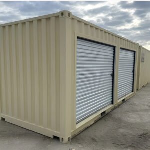 20ft Shipping Container with Double Side Cargo Doors & Roll-Up Door
